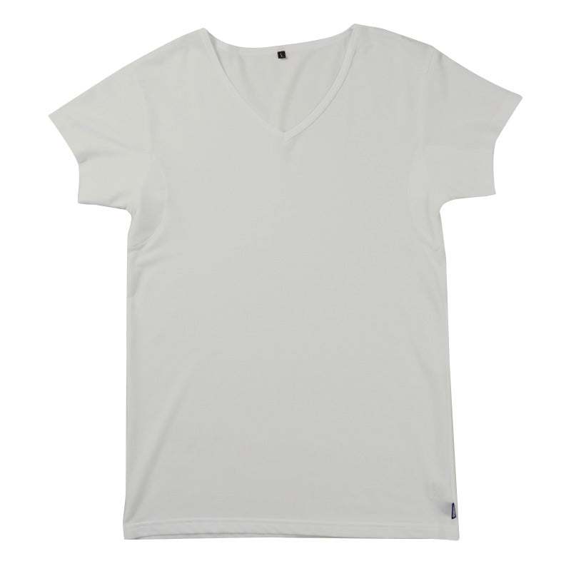 エドウィン EDWIN 汗対策 Tシャツ メンズ Vネック インナー 半袖 2分袖 消臭 抗菌 防臭 吸汗速乾 蒸れにくい M L LL 汗染み 汗取りインナー 脇汗 汗取り 夏 男性 下着 肌着 さらさら 速乾 通勤 通学 ワイシャツ