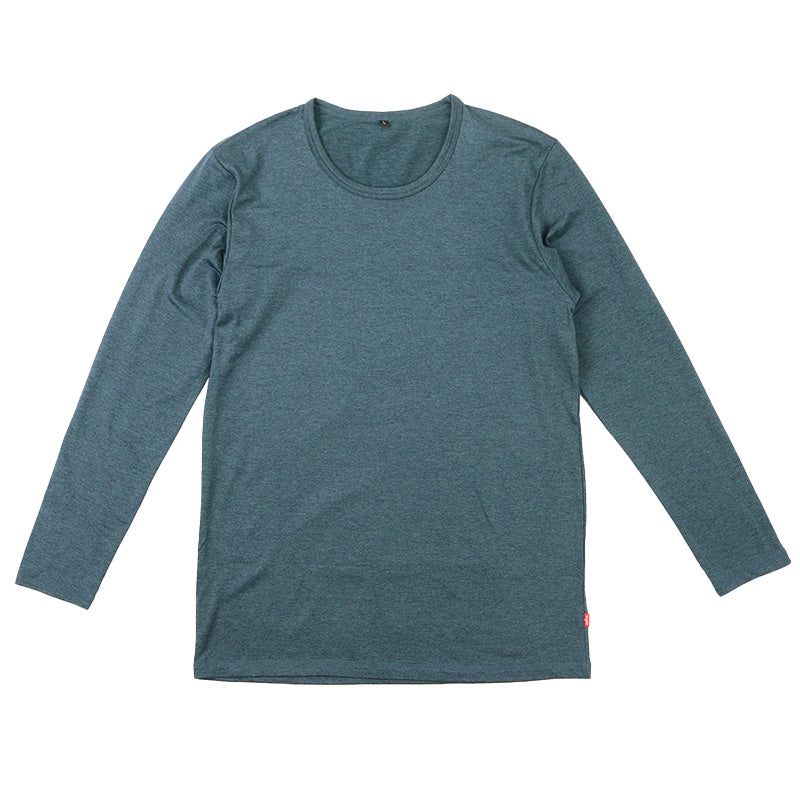 EDWIN メンズ 長袖 インナー シャツ あったかインナー 微起毛 保温 M L LL 男性 紳士 肌着 防寒 秋 冬 温活 ストレッチ ぽかぽか 温かい 寒さ対策 冷え対策 下着 ゴルフ バイク 外仕事 作業着 作業服 スポーツ ジョギング ランニング アウトドア キャンプ 登山