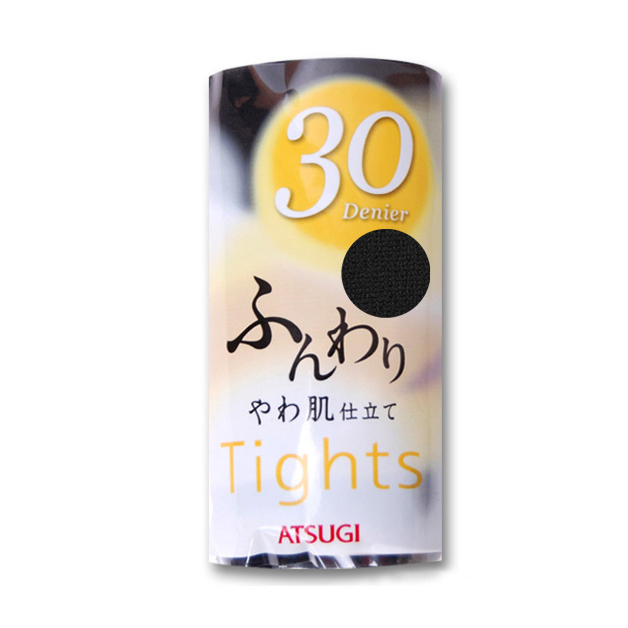 タイツ レディース アツギ 薄手 30デニール S-M~L-LL (肌色 ベージュ 黒 ブラウン カラータイツ ストッキング 春 秋 コンパクト 個包装)