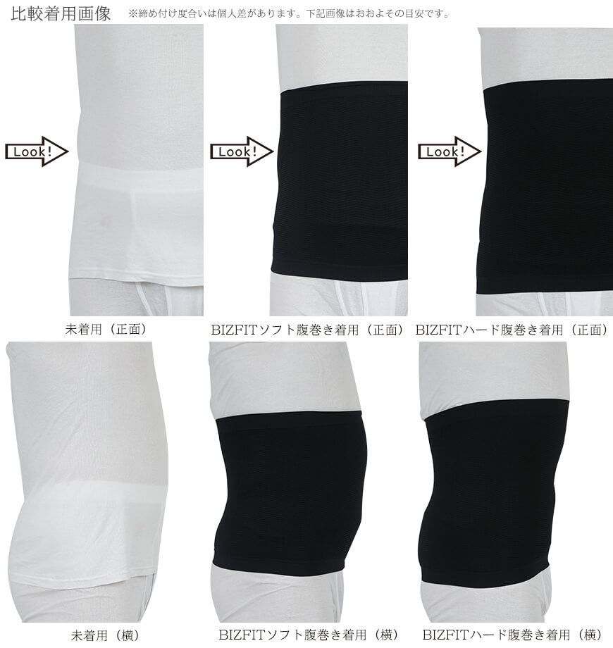BIZFIT 加圧式腹巻き ソフト(フリーサイズ)(男性 メンズ 加圧 着圧 腹巻き はらまき お腹 引き締め たるみ 補正インナー ビズフィット)KB (在庫限り)