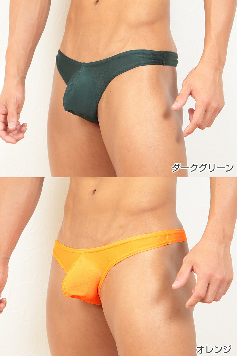 Tバック ビキニブリーフ セクシー メンズ M~3L (M L LL 3L 大きいサイズ ブリーフ 下着 男性 ビズフィット Bizfit) (在庫限り)