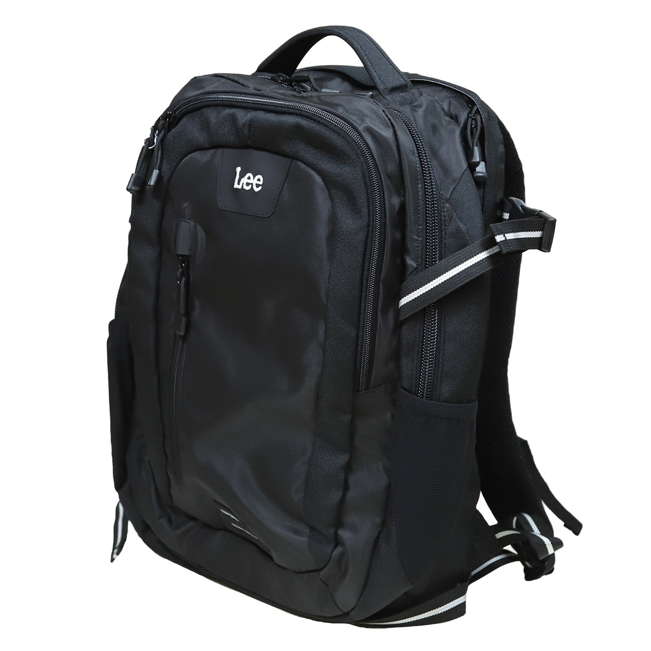 Lee リュック 通学 女子 男子 リュックサック 横幅32cm×高さ50cm×マチ18cm (バックパック・リュック 黒 レインカバー付き 学校 スクール 通学リュック 旅行 部活 バッグ ブランド 二泊 リー) (送料無料)