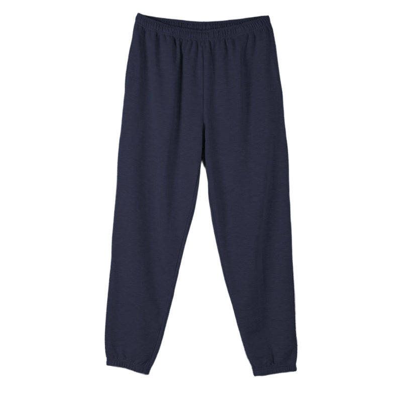 ルームパンツ メンズ パンツ ルームウェア 裾しぼり 部屋着 パジャマ ミニ裏毛 M L LL 3L ウエストゴム 紐調整可能 ポケット付き 無地 シンプル リラックスパンツ イージーパンツ 大きいサイズ 春 夏 秋 冬 オールシーズン 軽量 柔らか 快適