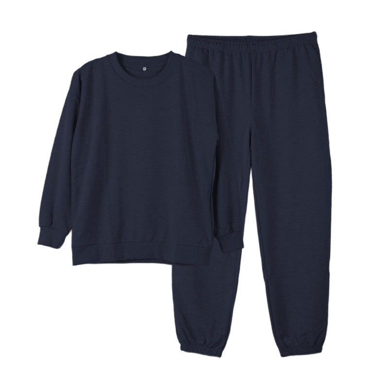 スウェット レディース セットアップ ルームウェア 婦人 ミニ裏毛 無地 上下セット M L LL 部屋着 ワンマイルウェア トレーナー シンプル カジュアル 快適 パジャマ 調整ひも付き サイドポケット 春 秋 冬 おしゃれ 着心地 リラックス ギフト プレゼント