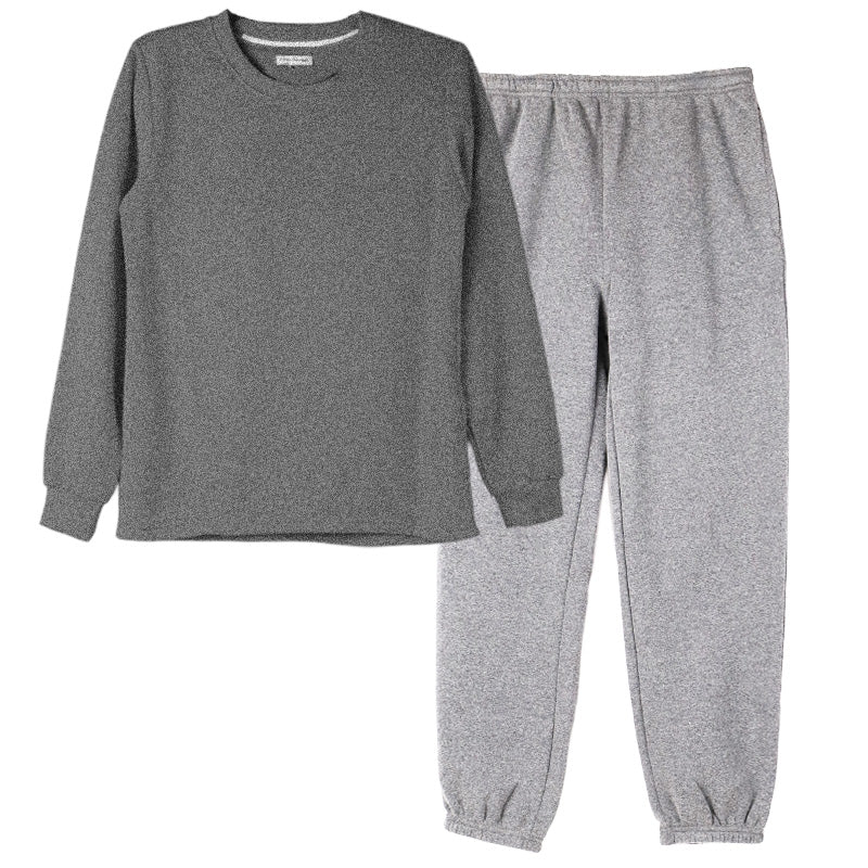 裏起毛 ルームウェア レディース パジャマ 上下セット 長袖 冬 保温 丸首 クルーネック 部屋着 M L LL 婦人 無地 セットアップ シンプル リラックスウェア トレーナー ふんわり やわらか 暖かい あったか 冷え対策 おしゃれ プレゼント ギフト