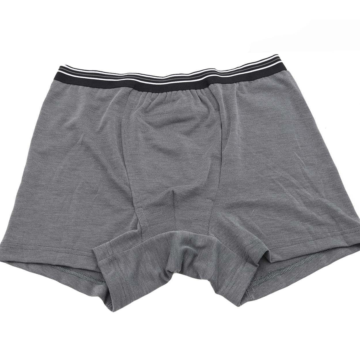 尿漏れ ボクサーパンツ 前開き M~LL (軽失禁 尿漏れパッドサポーター付 男性用 メンズ 尿もれ ちょい漏れ 失禁パンツ 前あき)