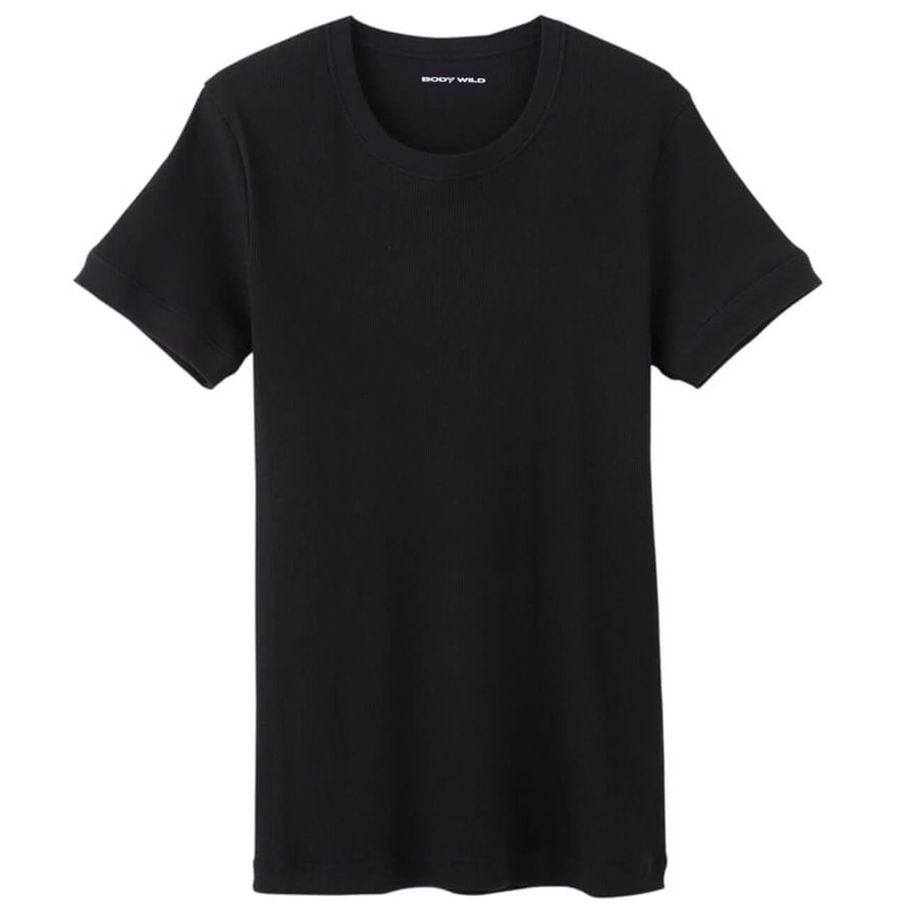 グンゼ BODYWILD リブ Tシャツ bodywild メンズ 半袖 クルーネック 綿100% M~LL (ボディーワイルド クルーネックシャツ インナー 下着 肌着 tシャツ 抗菌防臭加工 M L LL) (在庫限り)