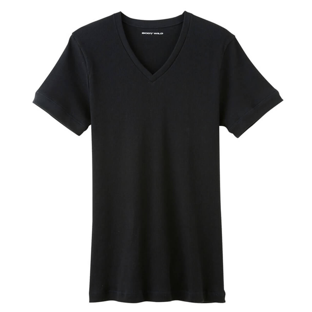グンゼ BODY WILD Vネック リブ Tシャツ bodywild 綿100% M~LL (GUNZE ボディーワイルド メンズ 男性 下着 肌着 tシャツ インナー 半袖 M L LL) (在庫限り)