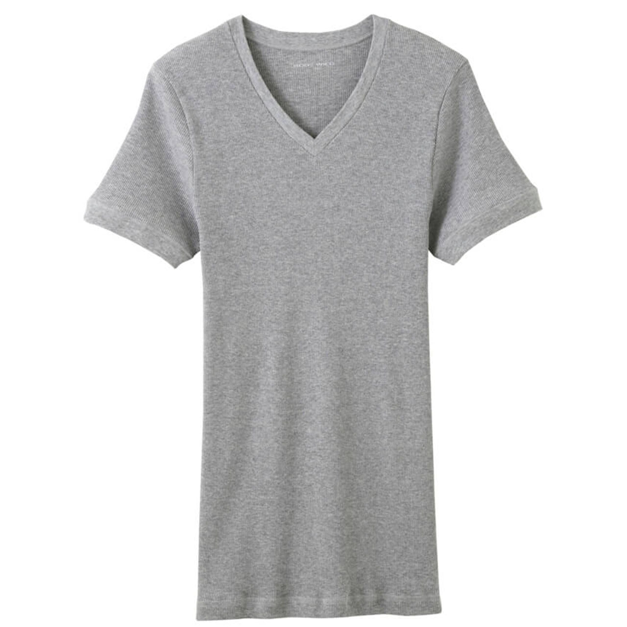 グンゼ BODY WILD Vネック リブ Tシャツ bodywild 綿100% M~LL (GUNZE ボディーワイルド メンズ 男性 下着 肌着 tシャツ インナー 半袖 M L LL) (在庫限り)