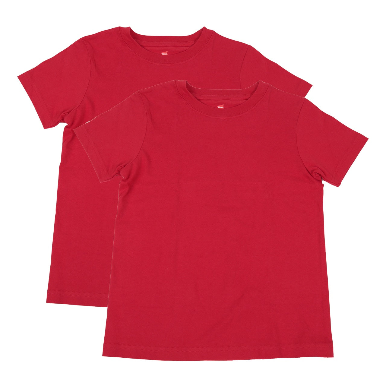 キッズ Tシャツ 2枚組 無地 子供 子供服 半袖 男の子 女の子 90cm~140cm ヘインズ ビーフィー 子ども トップス シンプル 90 100 110 120 130 2枚セット (在庫限り)
