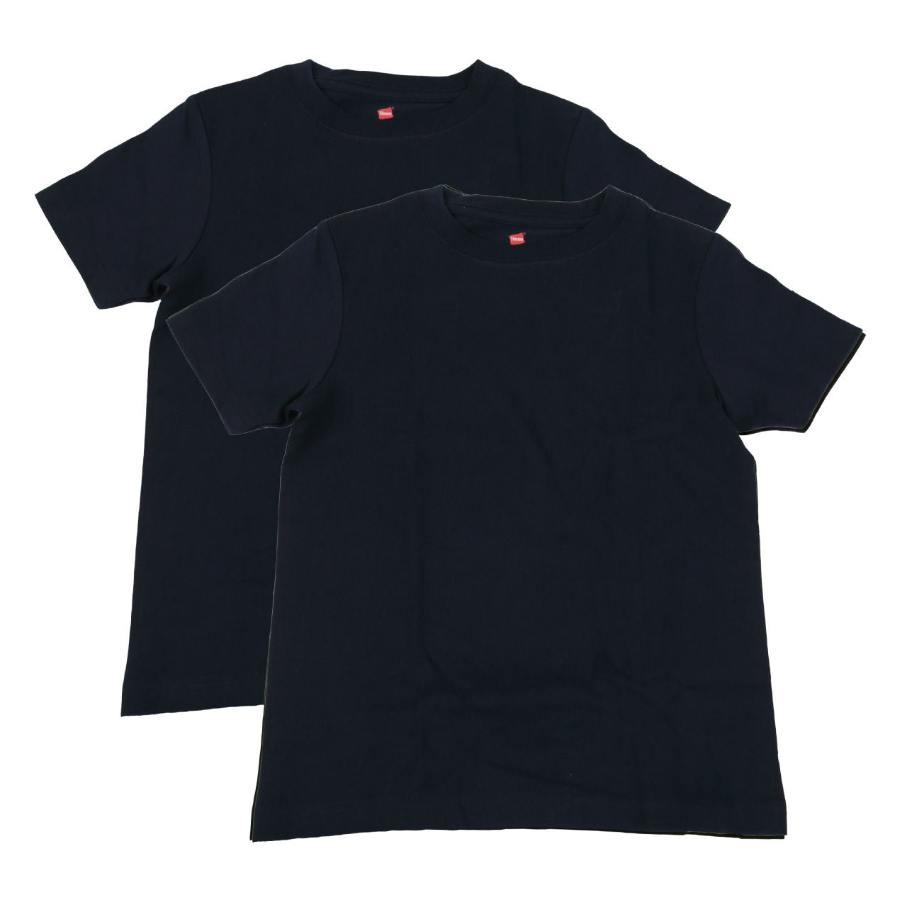 キッズ Tシャツ 2枚組 無地 子供 子供服 半袖 男の子 女の子 90cm~140cm ヘインズ ビーフィー 子ども トップス シンプル 90 100 110 120 130 2枚セット (在庫限り)
