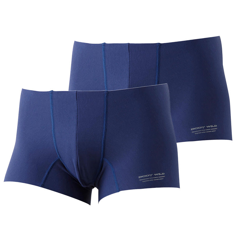 グンゼ ボディワイルド ボクサーパンツ メンズ AIRZ エアーズ 2枚セット M~LL (BODYWILD ボクサー ボクサーブリーフ パンツ 股上深め 締め付けない カットオフ インナー M L LL) (在庫限り)