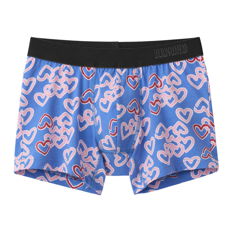 ボディワイルド 綿 ベア天 ボクサーブリーフ メンズ 前閉じ グンゼ M L 下着 パンツ インナー 男性用 ボクサー 綿混 ストレッチ 快適 フィット おしゃれ グラフィック デザイン ブランド 人気 シンプル アンダーウェア デイリー ギフト プレゼント オールシーズン
