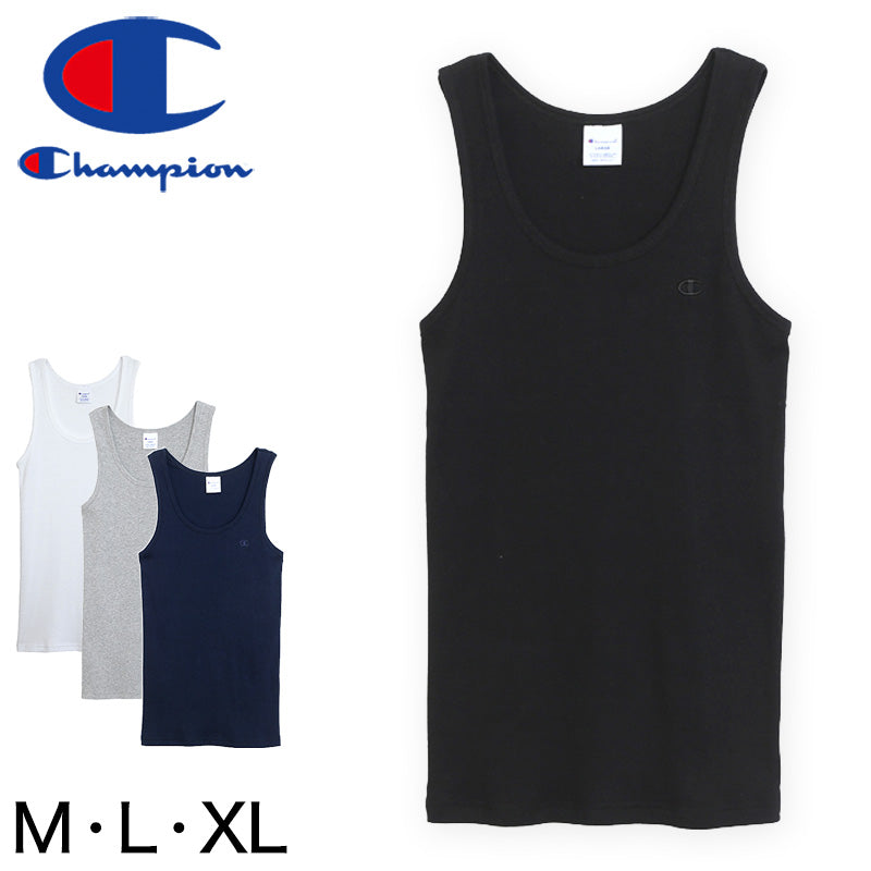 チャンピオン タンクトップ メンズ M~XL (Champion 下着 肌着 ランニングシャツ ランニング インナー シャツ トップス 男性 M L XL) (在庫限り)