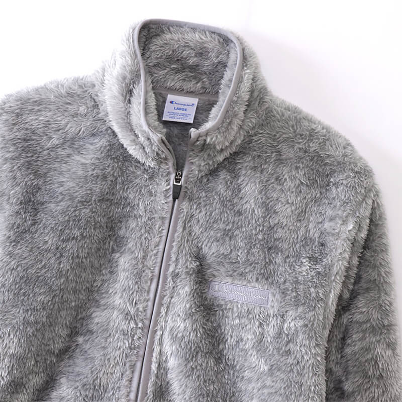 Champion フルジップジャケット M~XL (メンズ ジップ ジャケット ふわふわ もこもこ) (送料無料) (在庫限り)