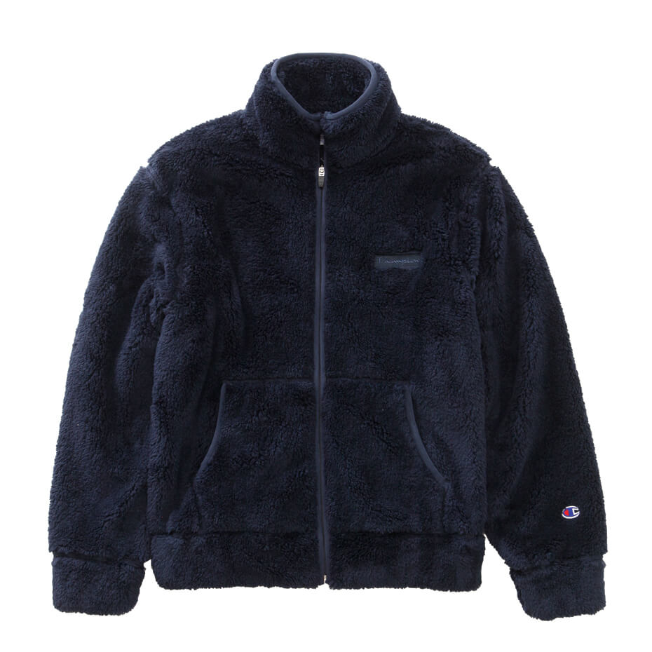 Champion フルジップジャケット M~XL (メンズ ジップ ジャケット ふわふわ もこもこ) (送料無料) (在庫限り)