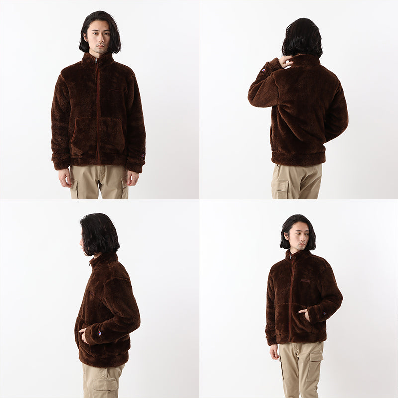Champion フルジップジャケット M~XL (メンズ ジップ ジャケット ふわふわ もこもこ) (送料無料) (在庫限り)