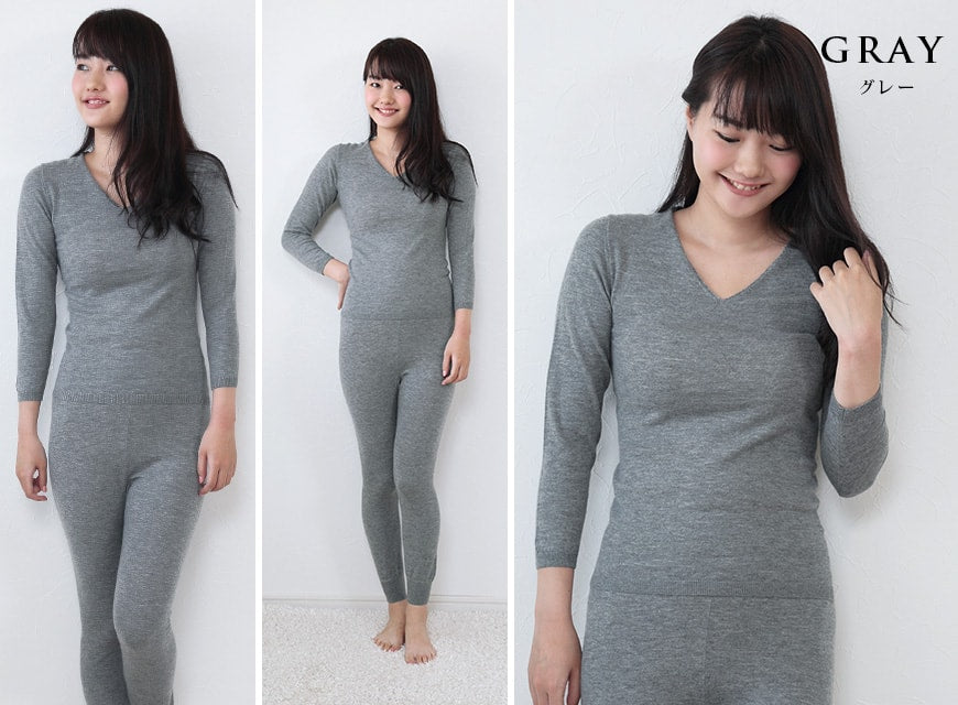 カシミヤ100% レディース 9分袖 V首シャツ M~3L (長袖 インナー Vネック カシミヤ カシミア100% 暖かい 防寒 薄手 冬 ll 3l arcadiarca) (送料無料) (在庫限り)
