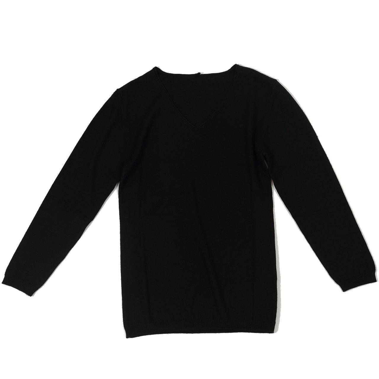 カシミヤ100% レディース 9分袖 V首シャツ M~3L (長袖 インナー Vネック カシミヤ カシミア100% 暖かい 防寒 薄手 冬 ll 3l arcadiarca) (送料無料) (在庫限り)