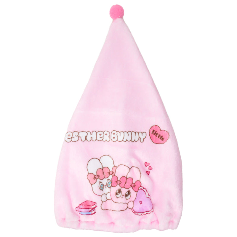 タオルキャップ ESTHER BUNNY Little エスターバニー リトル キッズ 子供 ヘアキャップ キャップタオル タオル帽子 プールタオル ポリエステル キャラクター かわいい 約W23×H40cm ベージュ サックス ブルー お風呂上がり スイミング 水泳