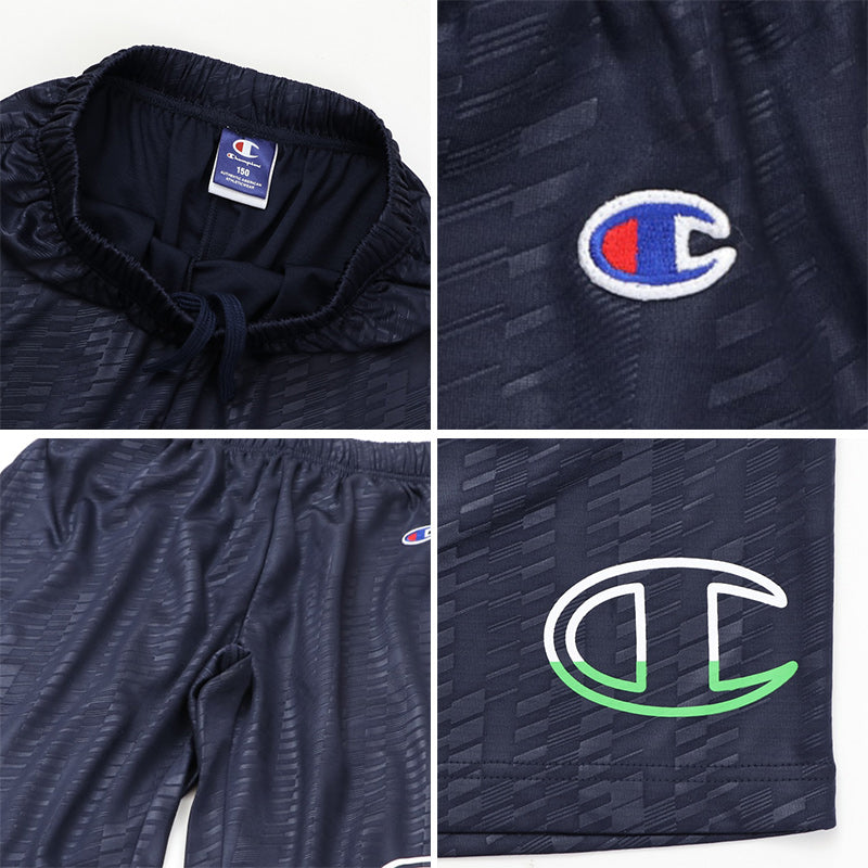 Champion キッズ ハーフパンツ 男子 女子 130~160cm チャンピオン メッシュ パンツ ショートパンツ 子供 男の子 女の子 (在庫限り)