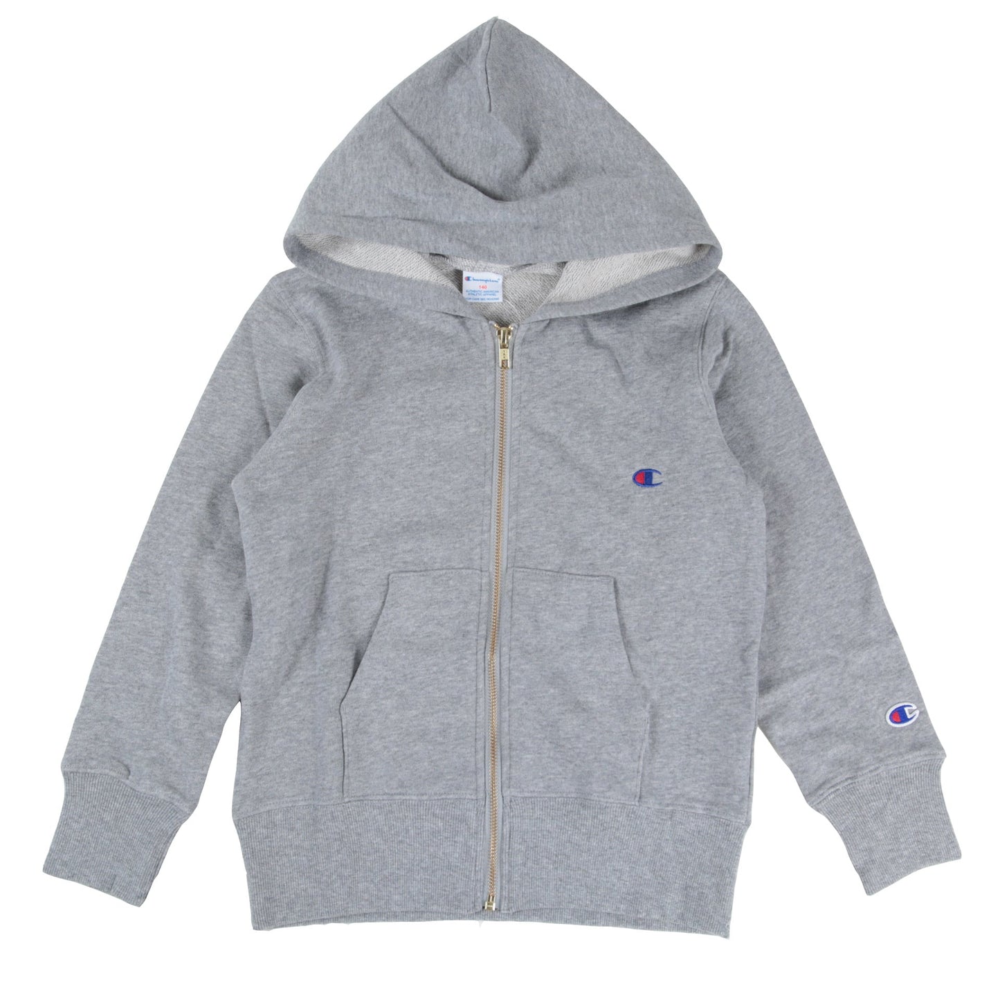 チャンピオン キッズ スウェット パーカー 90cm~140cm (Champion 綿100% ロゴ 子供服 男の子 女の子 アウター) (在庫限り)