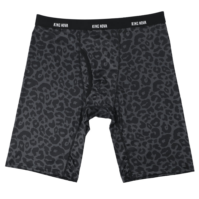 メンズ ボクサーパンツ ボクサー パンツ ロング丈 大きいサイズ 3L 4L 5L 6L インナー 下着 男性用 5分丈 前あき 前開き 大寸 キングサイズ ストレッチ 動きやすい 快適 フィット デイリー 普段使い 派手 柄 迷彩 ボタニカル ヒョウ おしゃれ KING NOVA