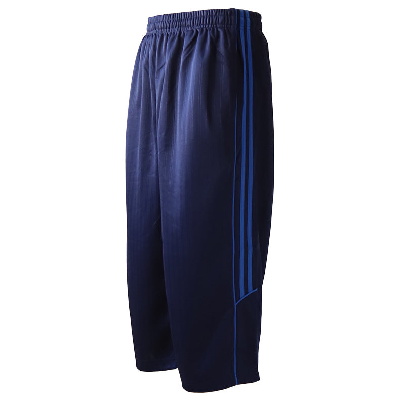 メンズ ジャージ 下 7分丈パンツ ズボン 大きいサイズ ハーフパンツ トレパン 半ズボン 3L~5L 3L 4L 5L ジャージパンツ 黒 紺 ズボン単体 トレーニングウェア 部屋着 男 大寸