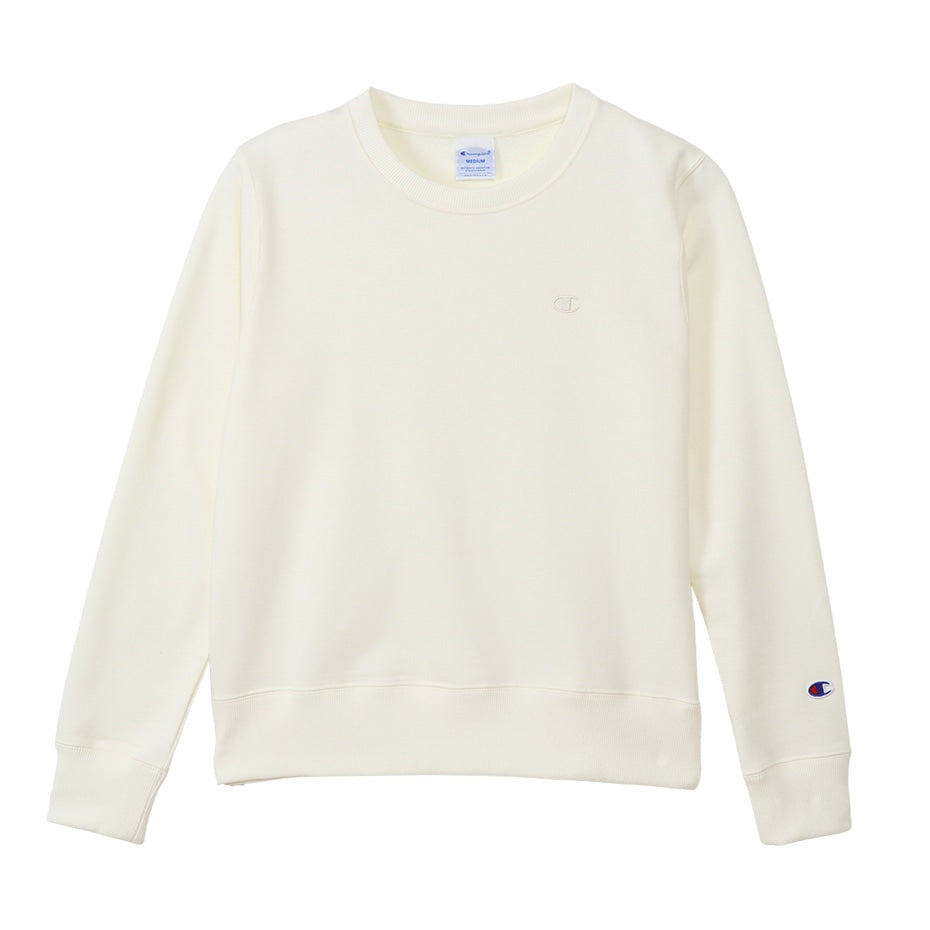 Champion スウェット レディース プルオーバー 裏起毛 ルームウェア 普段着 S M L LL 無地 ベーシック チャンピオン ブランド トレーナー 婦人 綿混