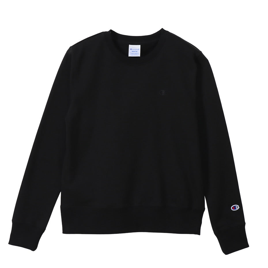 Champion スウェット レディース プルオーバー 裏起毛 ルームウェア 普段着 S M L LL 無地 ベーシック チャンピオン ブランド トレーナー 婦人 綿混