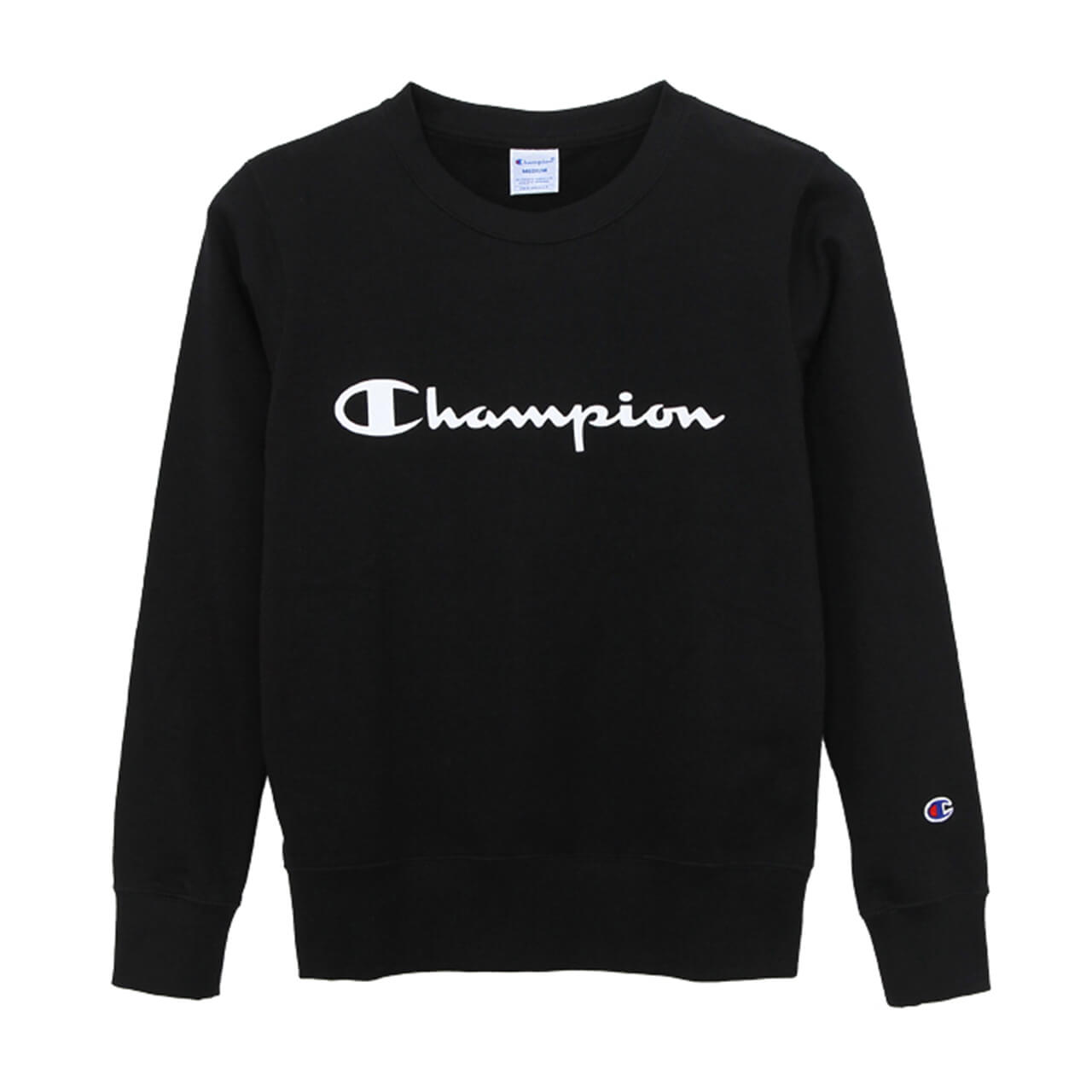 チャンピオン レディース トレーナー 長袖 スウェットシャツ M・L (Champion ブランド ロゴプリント 婦人 女性 トップス スウェット UV加工) (在庫限り)
