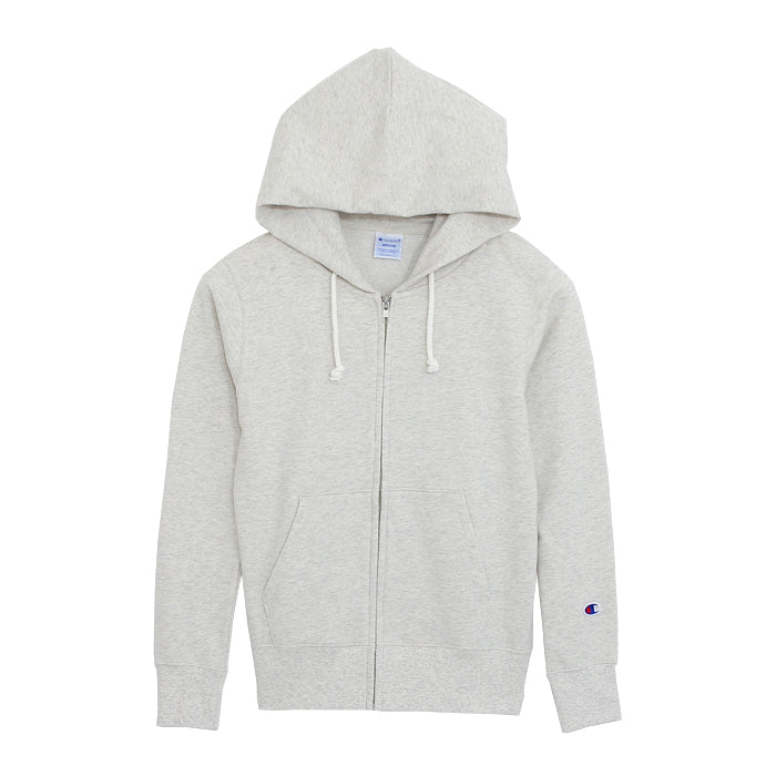 Champion レディース スウェットジップパーカー M・L (チャンピオン ロゴ) (在庫限り)