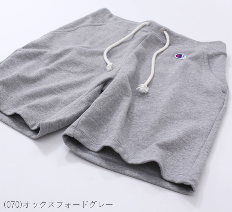 Champion レディース スウェットショートパンツ M・L (チャンピオン ロゴ ハーフ) (在庫限り)