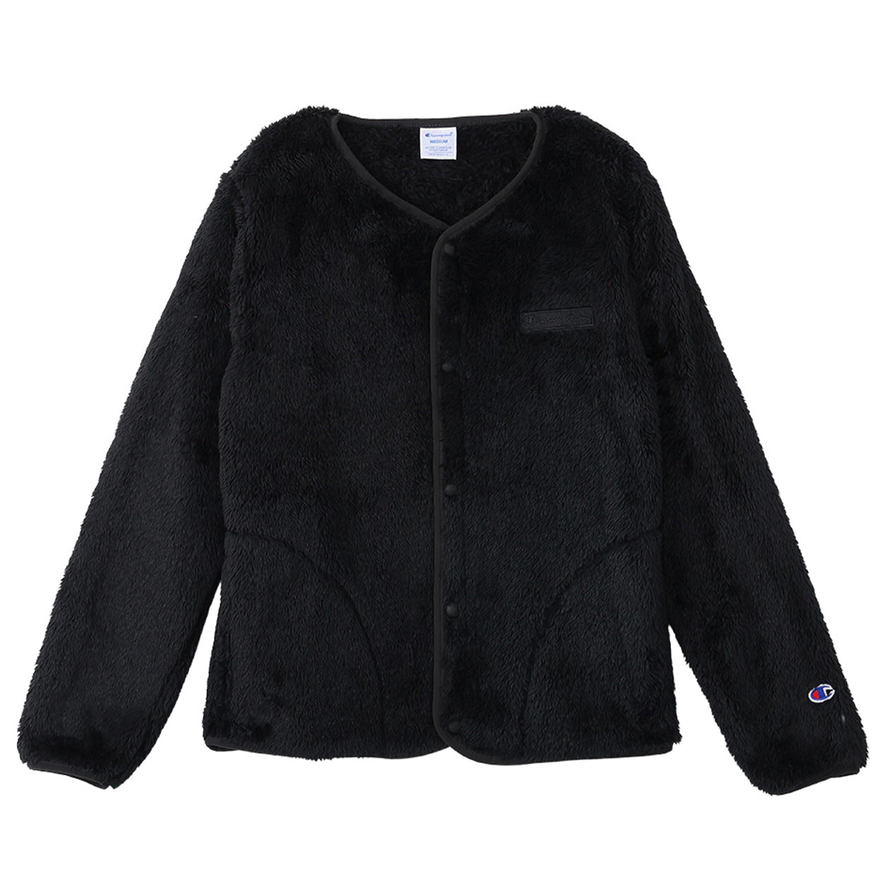 Champion レディース スナップジャケット M・L (チャンピオン 起毛 冬 ふわふわ もこもこ) (送料無料) (在庫限り)