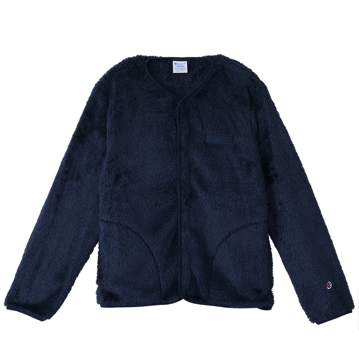 Champion レディース スナップジャケット M・L (チャンピオン 起毛 冬 ふわふわ もこもこ) (送料無料) (在庫限り)