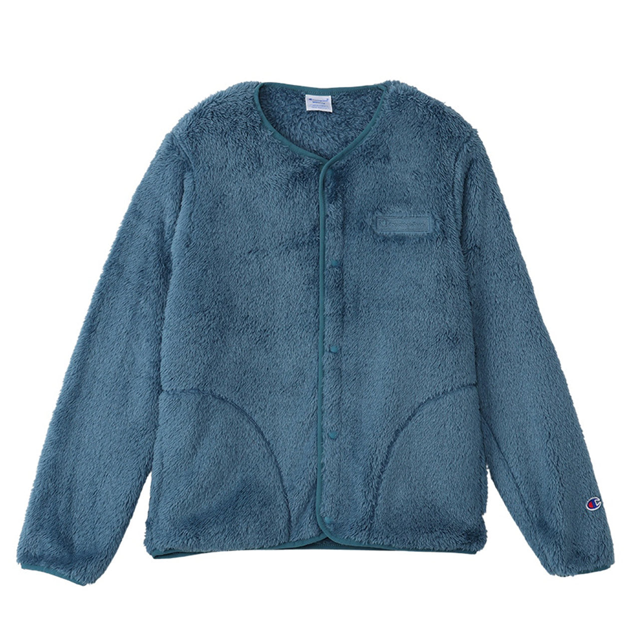 Champion レディース スナップジャケット M・L (チャンピオン 起毛 冬 ふわふわ もこもこ) (送料無料) (在庫限り)