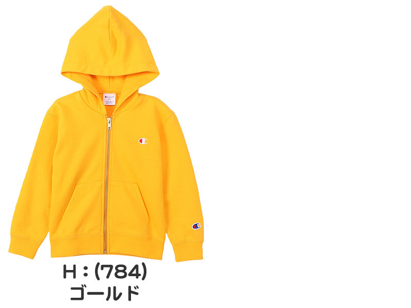 Champion パーカー 子供 キッズ 男の子 女の子 裏毛 ジップ 100cm~160cm champion フード アウター キッズ ボーイズ ガールズ (在庫限り)