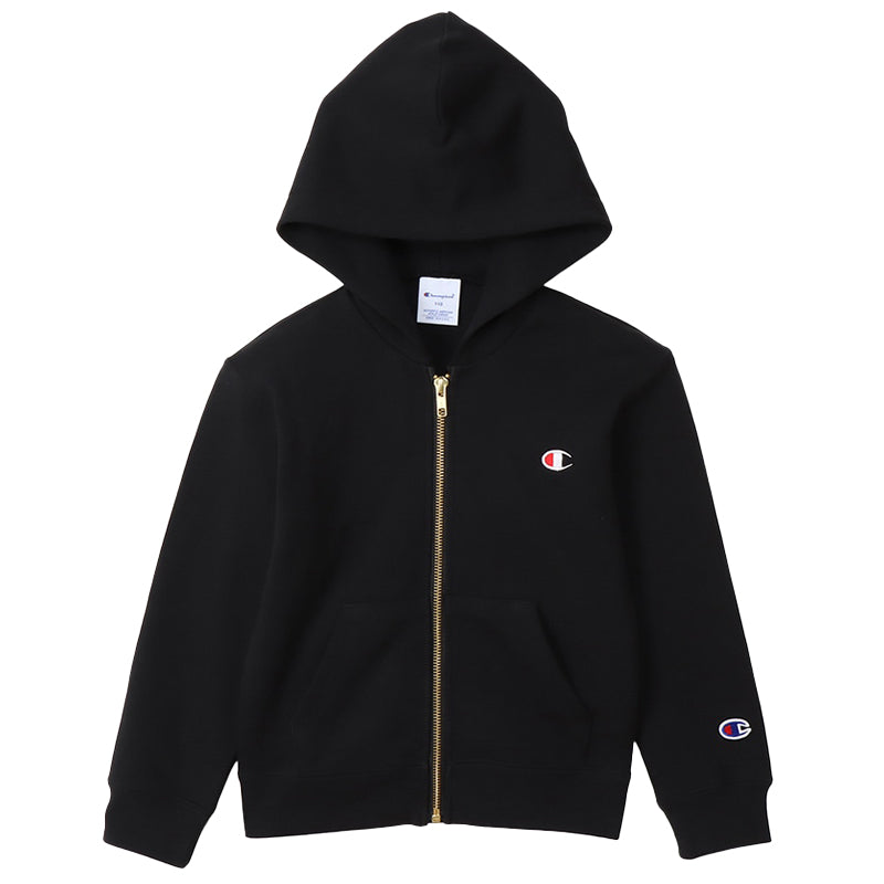 Champion パーカー 子供 キッズ 男の子 女の子 裏毛 ジップ 100cm~160cm champion フード アウター キッズ ボーイズ ガールズ (在庫限り)