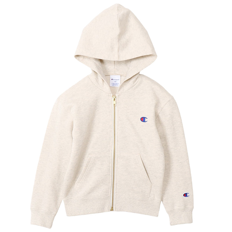 Champion パーカー 子供 キッズ 男の子 女の子 裏毛 ジップ 100cm~160cm champion フード アウター キッズ ボーイズ ガールズ (在庫限り)
