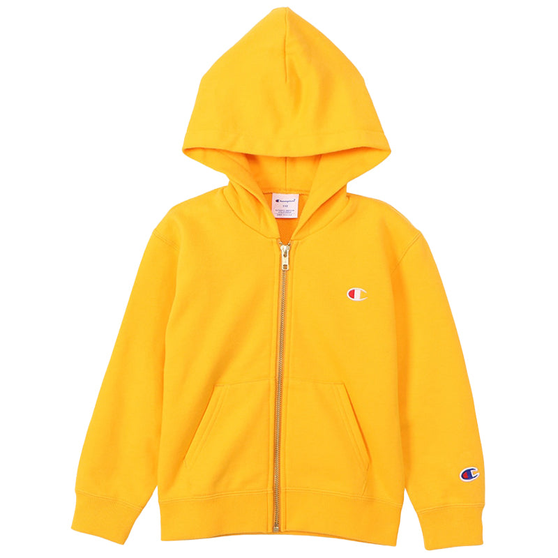 Champion パーカー 子供 キッズ 男の子 女の子 裏毛 ジップ 100cm~160cm champion フード アウター キッズ ボーイズ ガールズ (在庫限り)