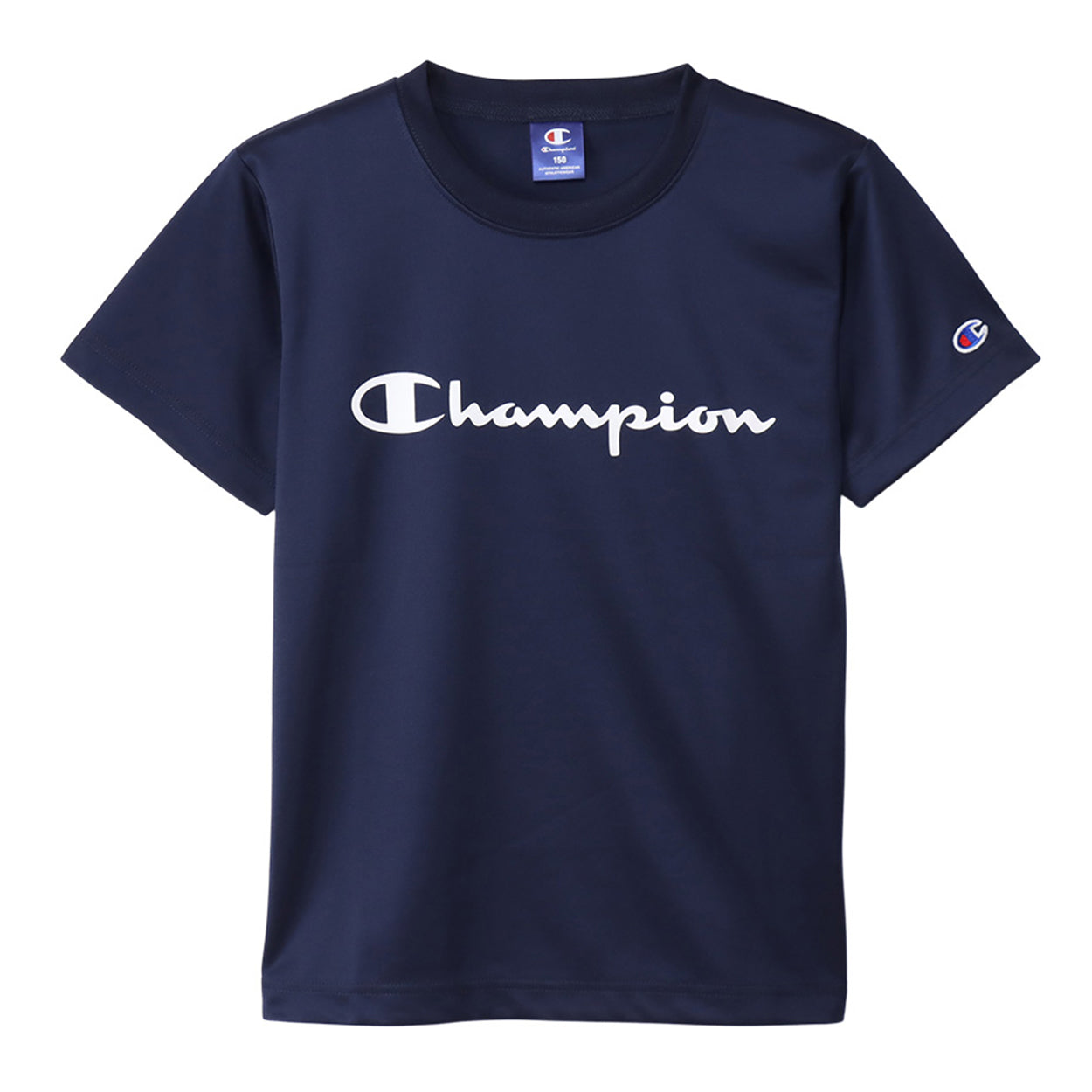 チャンピオン キッズ Tシャツ 速乾 半袖 子供 スポーツ 100cm~170cm (champion 100 110 120 130 140 150 160 170 子供服 男の子 女の子 トップス ジュニア)