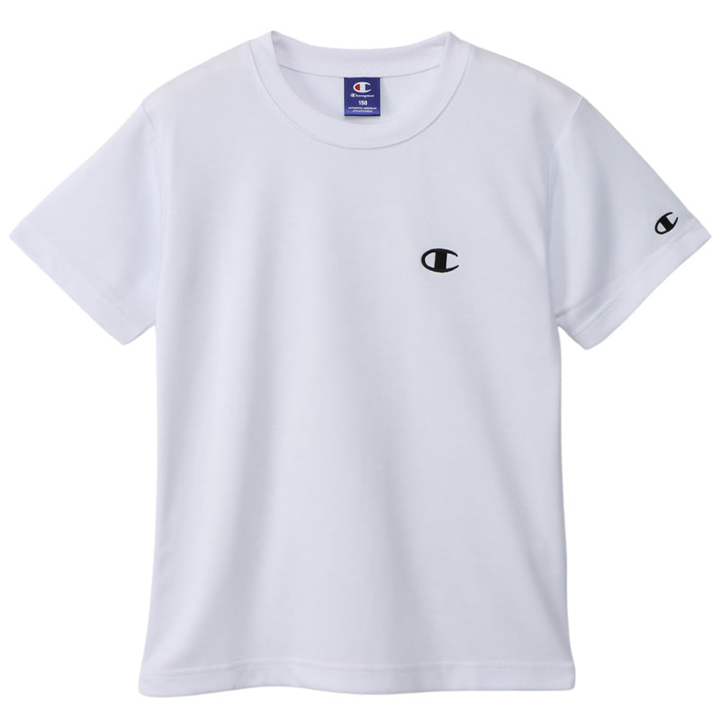 キッズ Tシャツ チャンピオン 110cm~160cm 半袖 シャツ tシャツ ジュニア 男の子 女の子 クルーネック 子供 子供服 Champion