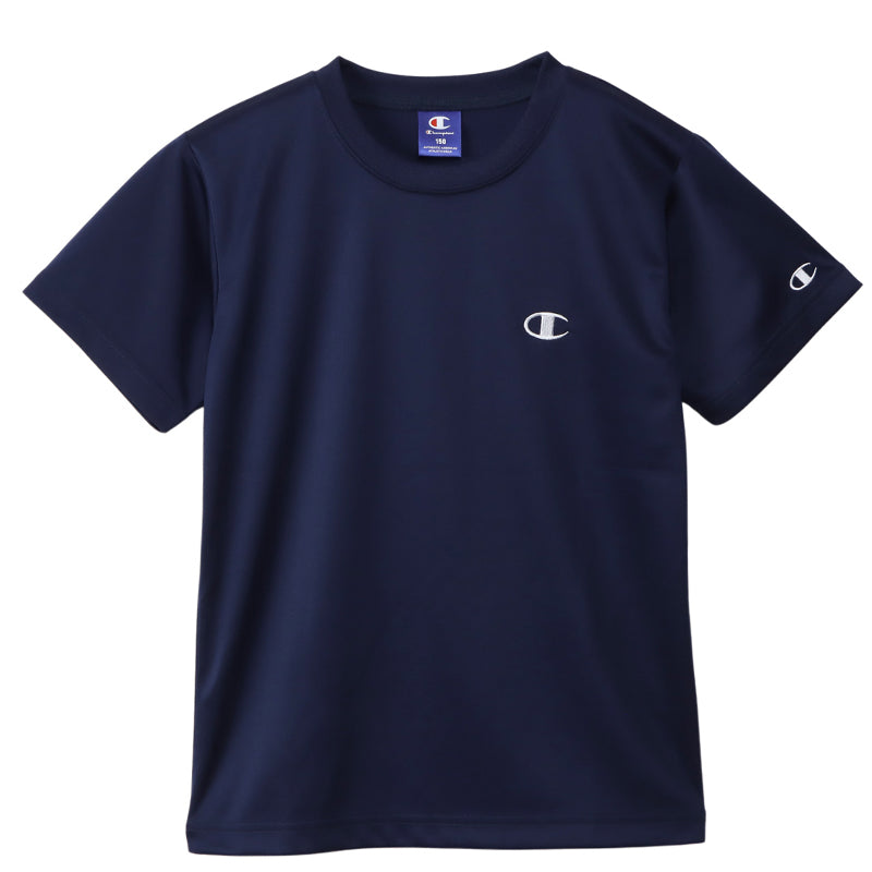 キッズ Tシャツ チャンピオン 110cm~160cm 半袖 シャツ tシャツ ジュニア 男の子 女の子 クルーネック 子供 子供服 Champion