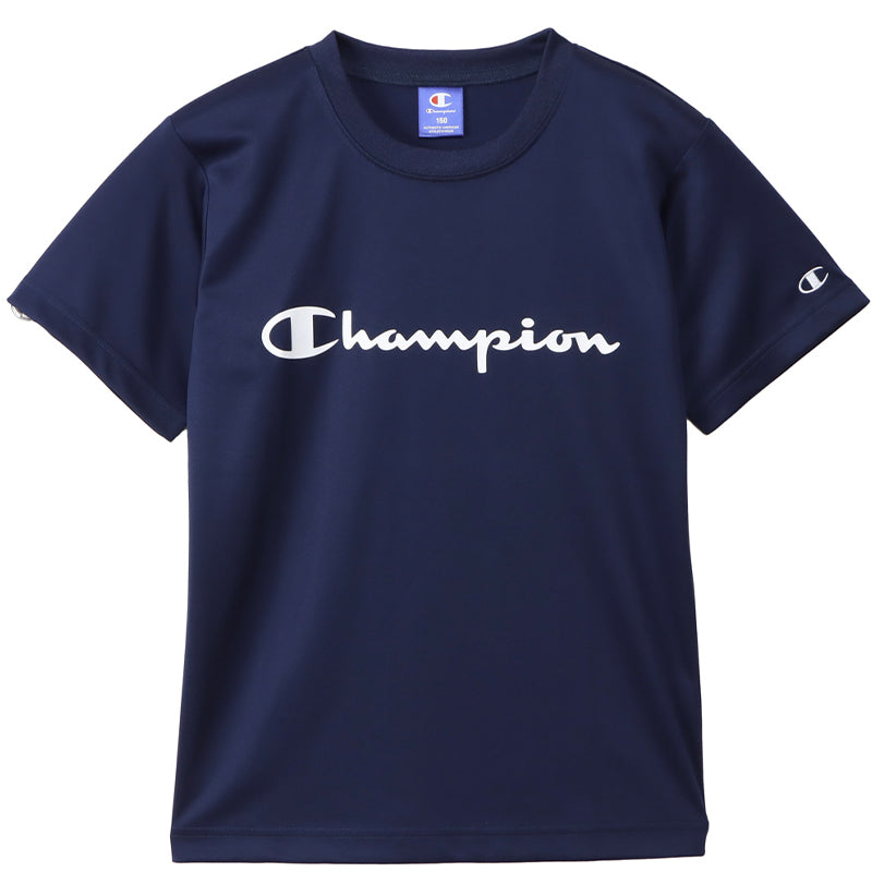 キッズ Tシャツ チャンピオン 110cm~160cm 半袖 シャツ tシャツ ジュニア 男の子 女の子 クルーネック 子供 子供服 Champion