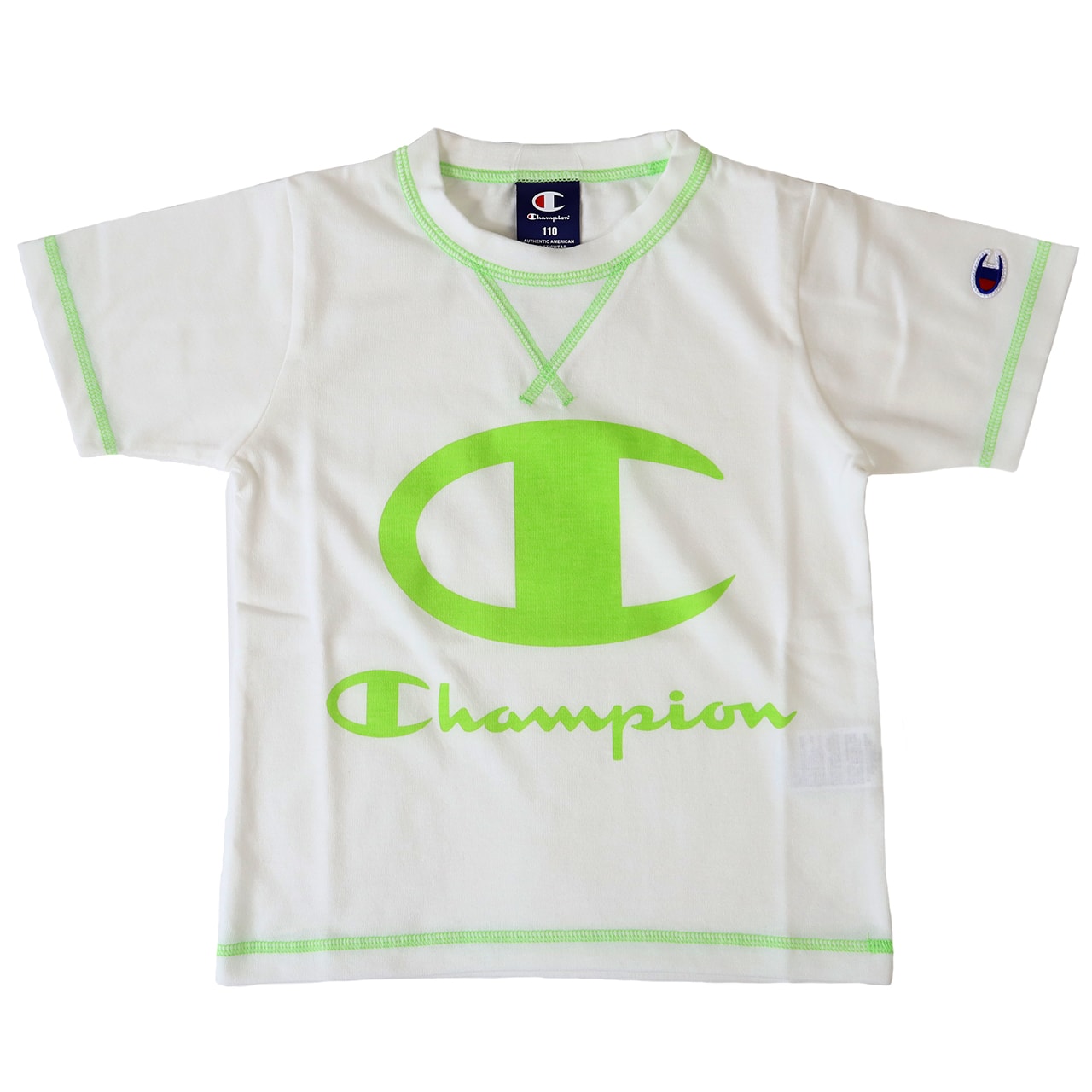 チャンピオン キッズ Tシャツ 半袖 子供服 男の子 80cm~130cm (トップス 夏 女の子 速乾 シャツ こども服) (在庫限り)