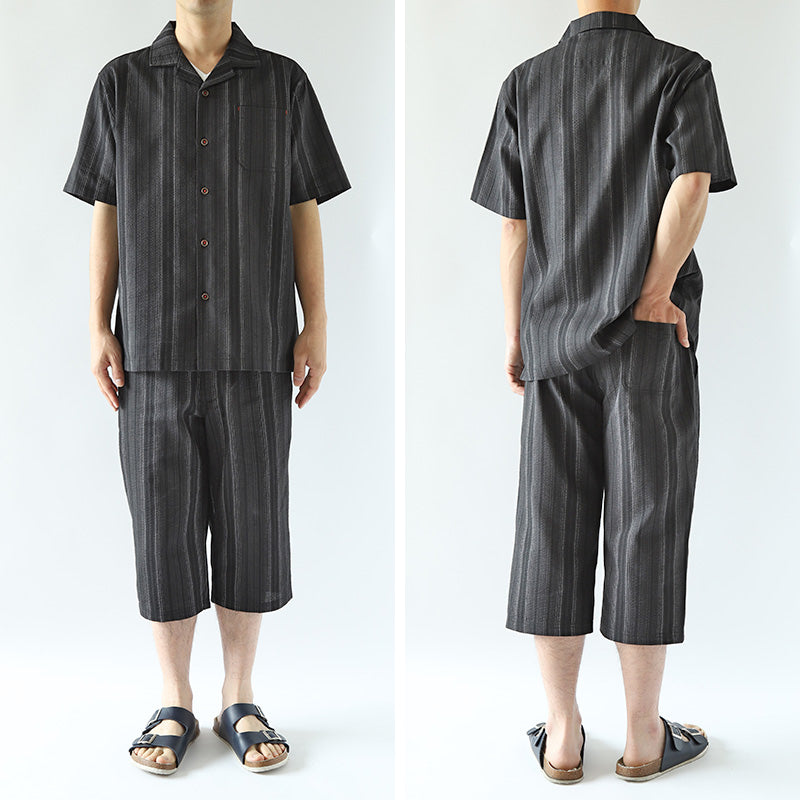 父の日 パジャマ 夏用 ギフト 暑さ対策 シャツ tシャツ 実用的 プレゼント ルームウェア 男性 夏 メンズ 大きいサイズ しじら織り 和 柄 上下 セットアップ M L LL 3L 4L パジャマ 部屋着 半袖 おしゃれ 高級 涼しい 和服 和装 寝巻き トップス (在庫限り)