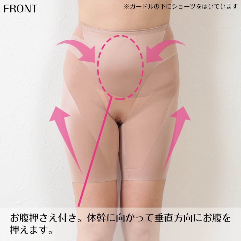 ガードル ロング丈 レディース ヒップアップ 補正 下着 ボトム M~LL ぽっこりお腹 お腹 引き締め 下腹 ぽっこり お尻 女性 婦人 補整 インナー 下着 ボトム 黒 (在庫限り)