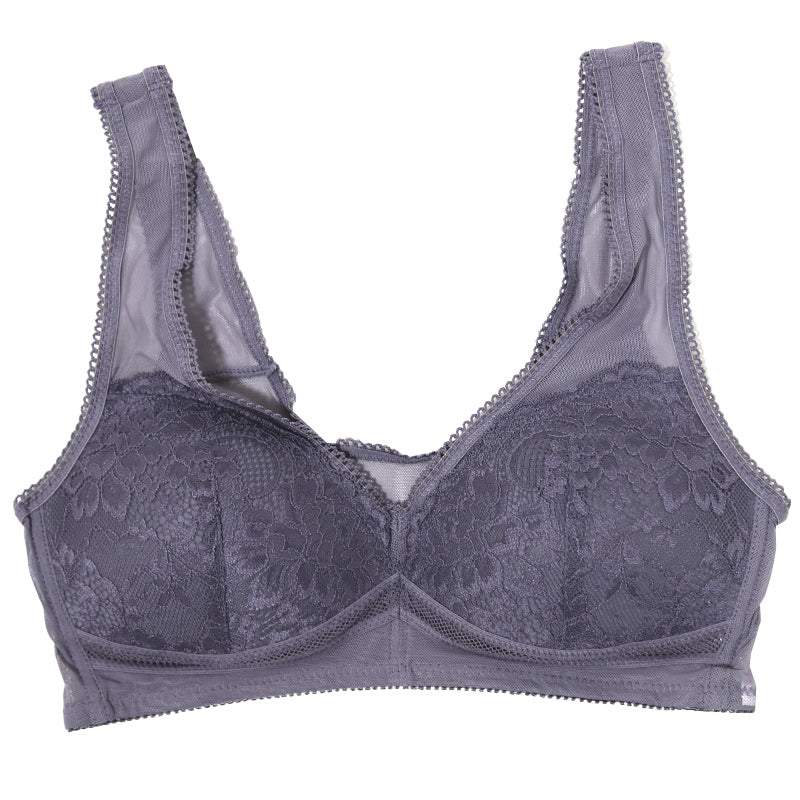ノンワイヤーブラ 脇高 レディース M L LL ブラジャー ブラ レディース 下着 インナー レース かわいい