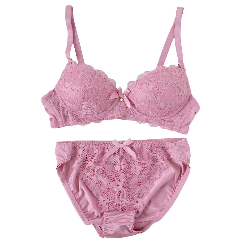 ブラジャー ショーツ セット ノンワイヤー ブラショーツ レディース 大きいサイズ 3L 4L 5L 上下セット ノンワイヤーブラ パンティ レース 可愛い かわいい 下着 インナー