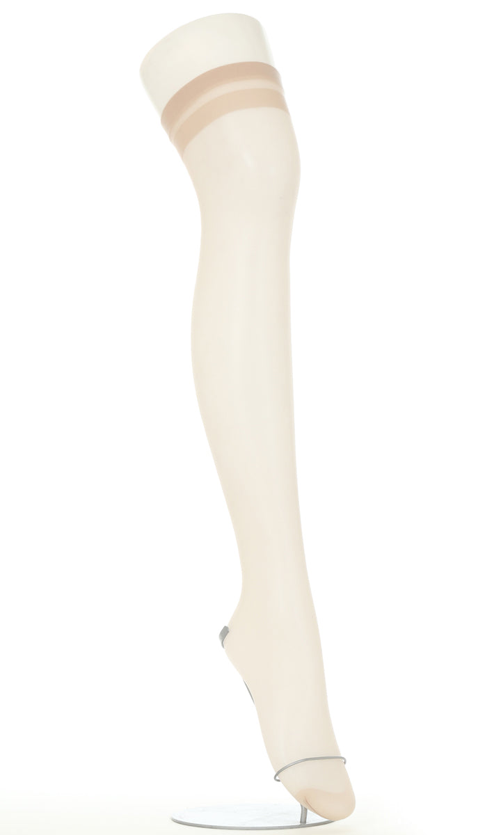 アツギ スリムライン ひざ上丈 クチゴムゆったり ストッキング 3足セット 22-25cm (レディース 婦人 女性 ひざ上 ニーハイ ベージュ 黒 しめつけない ゆったり) (在庫限り)